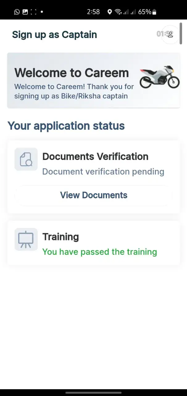 Document Verification and training Process