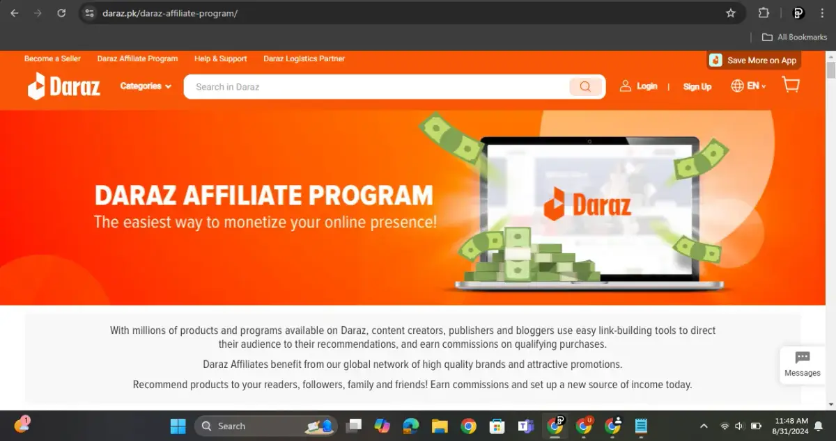 Daraz Affiliate Program