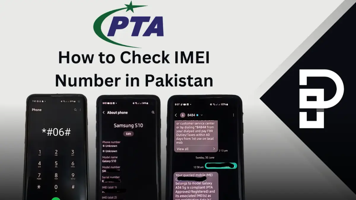 How to Check IMEI Number in Pakistan