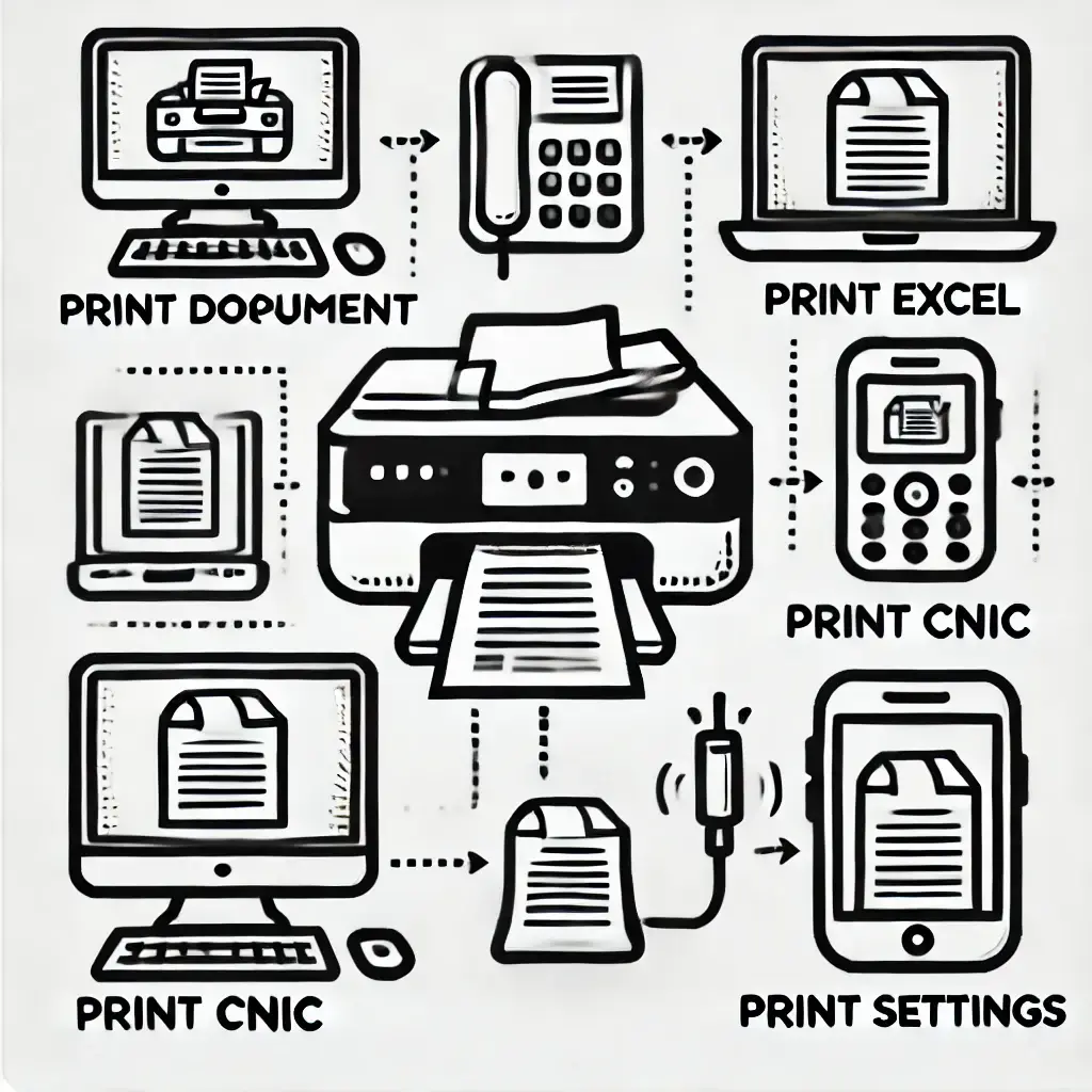 How to Print Document genereted by Ai