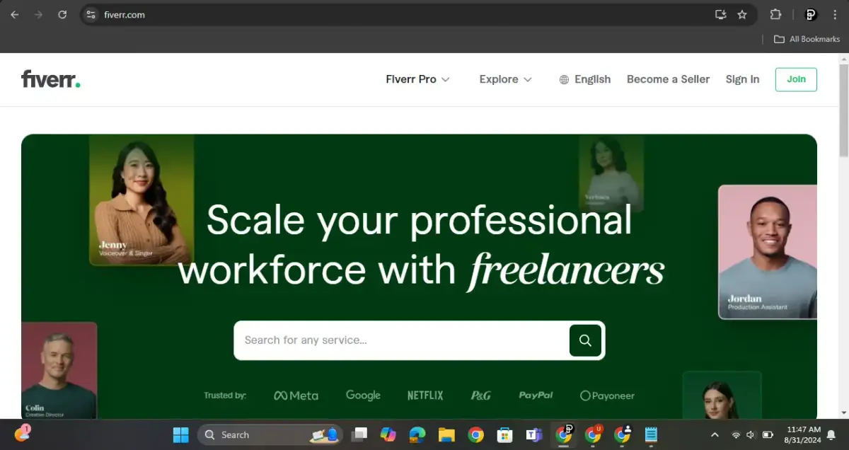 Online Earning Websites in Pakistan - Fiverr