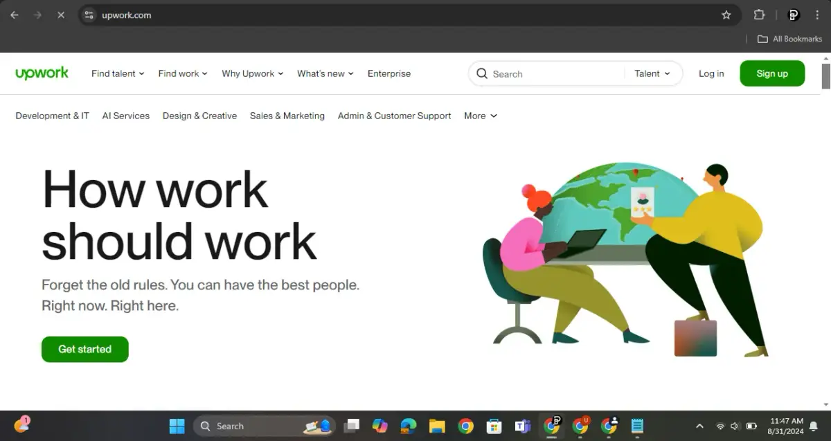 Online Earning Websites in Pakistan - Upwork