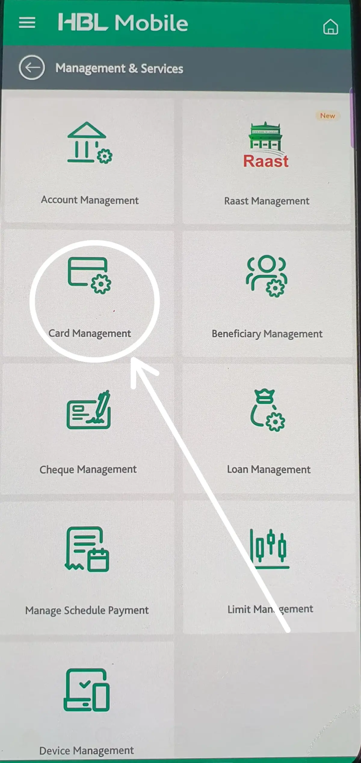 How to Block Your HBL ATM Card Using the App - step 4