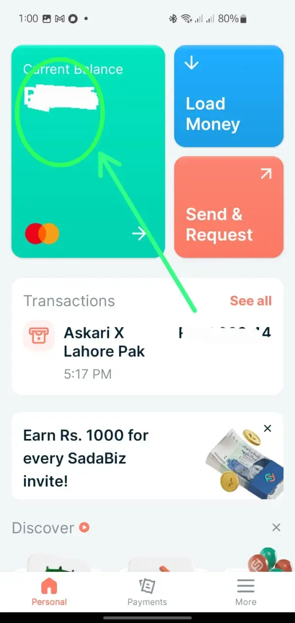 How to Turn Off Your SadaPay Card Using the App - step 2