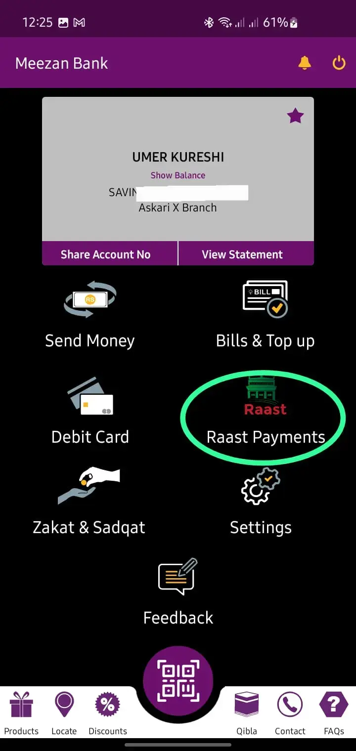 How to Use Raast Payment System - Setting Up Rasst Step 2