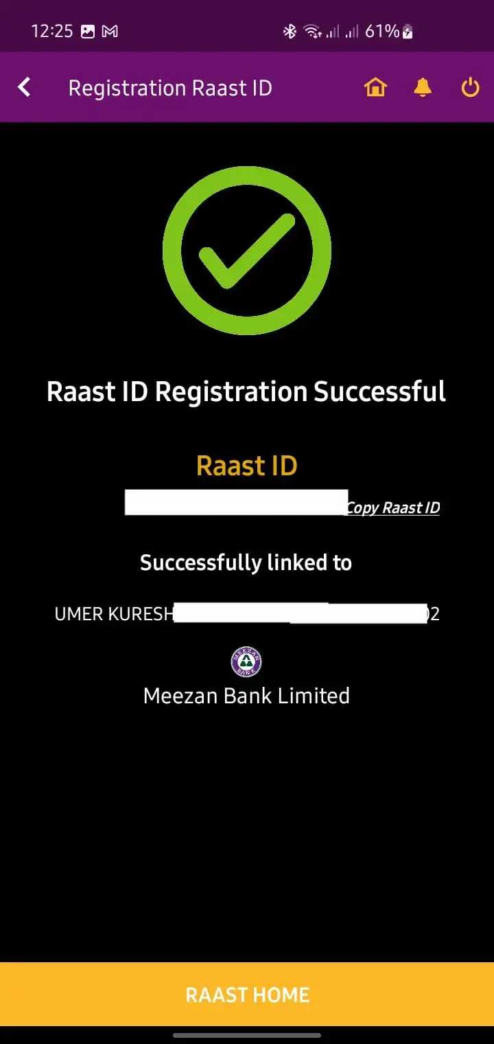 How to Use Raast Payment System - Setting Up Rasst Step 5