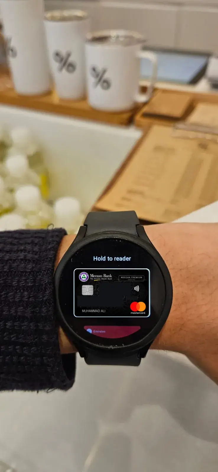 Pay through Google Wallet on Smartwatch