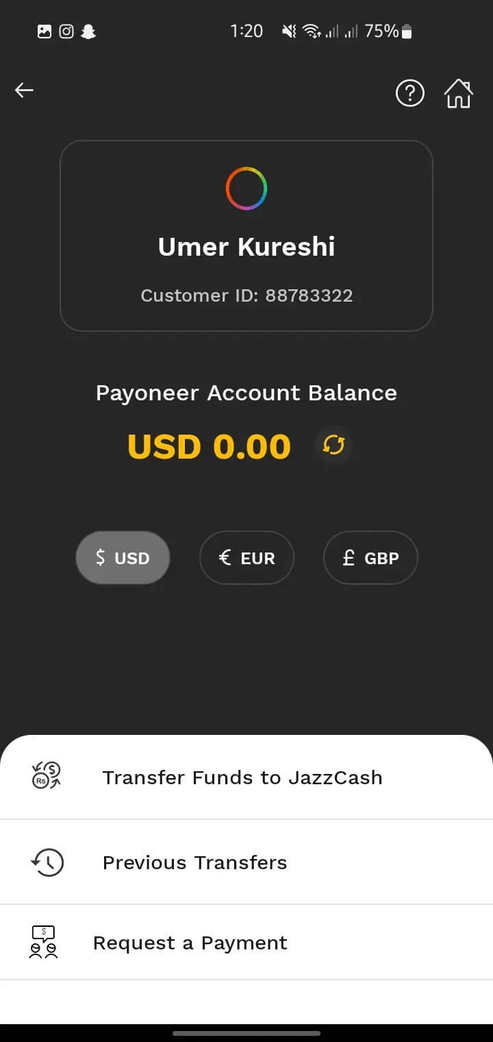 Link Jazzcash account to Payoneer