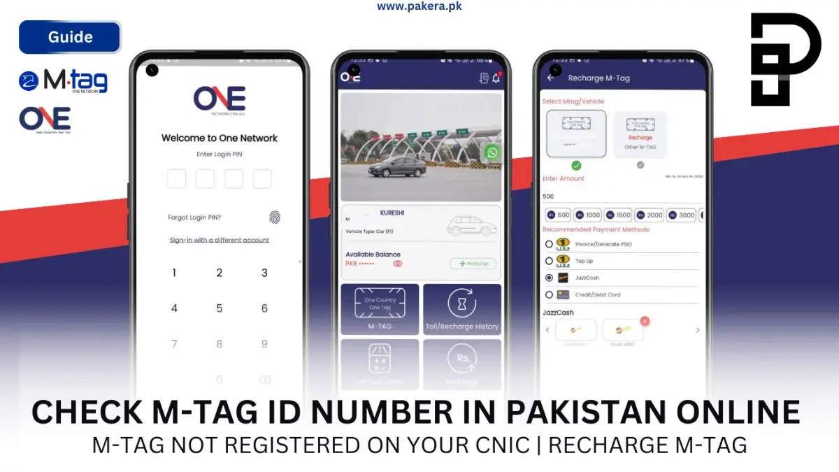 Check M-Tag ID Number in Pakistan Online M-Tag Not Registered On Your CNIC REcharge M-Tag