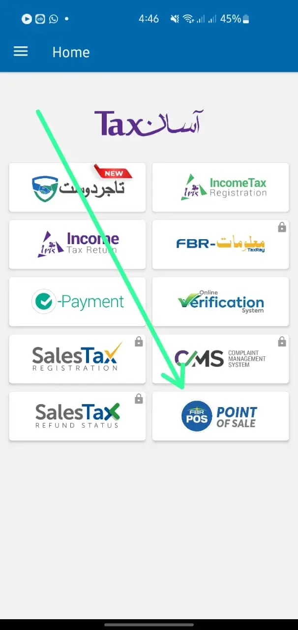 Use tax asaan app to report fake invoice guide
