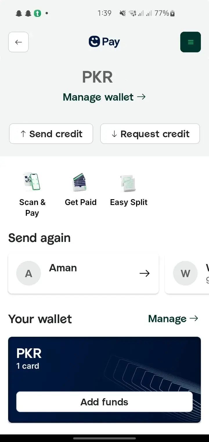 Withdraw Balance from careem Pay