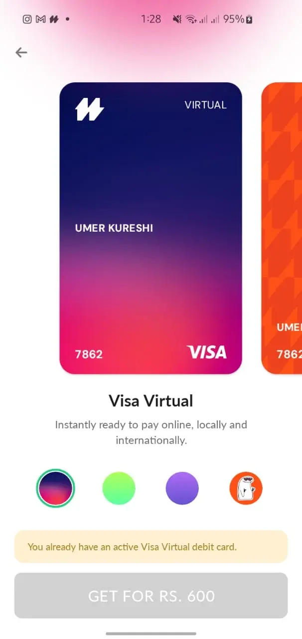 How to re-order debit card