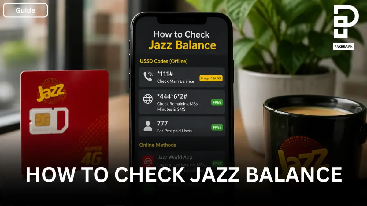 How to Check Jazz Balance