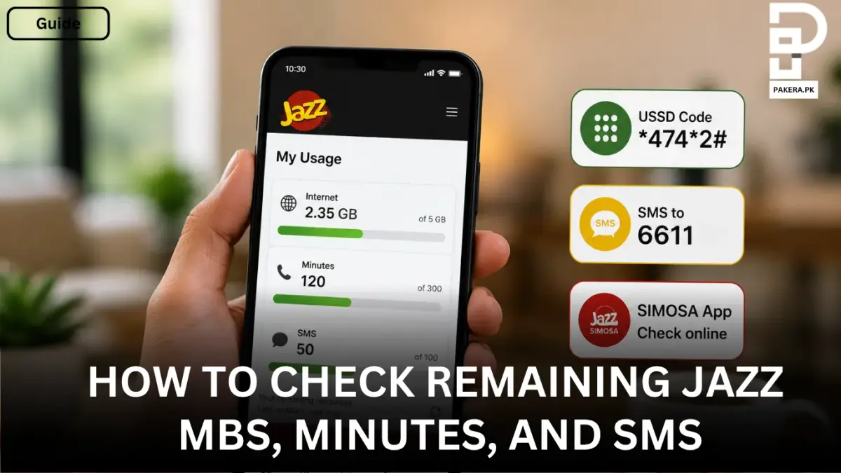 How to Check Remaining Jazz MBs, Minutes, and SMS