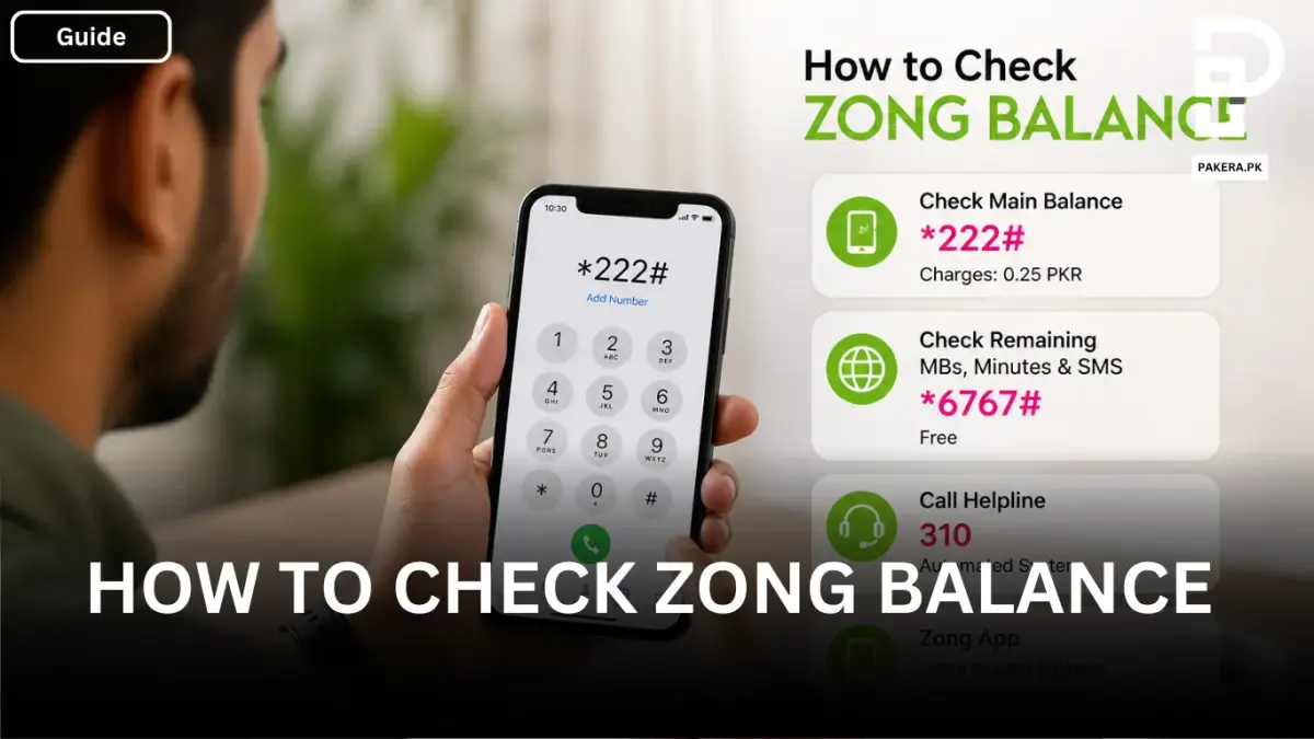 How to Check Zong Balance