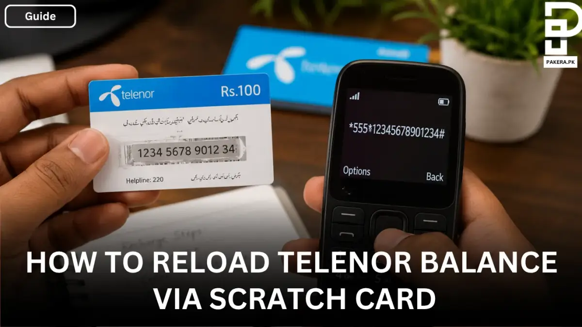How to Reload Telenor Balance via Scratch Card