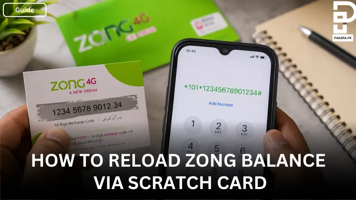 How to Reload Zong Balance via Scratch Card