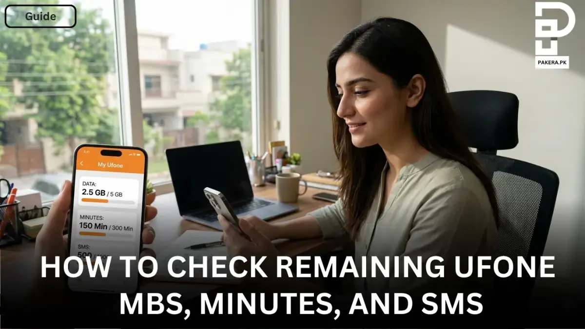 How to Check Remaining Ufone MBs, Minutes, and SMS (1)