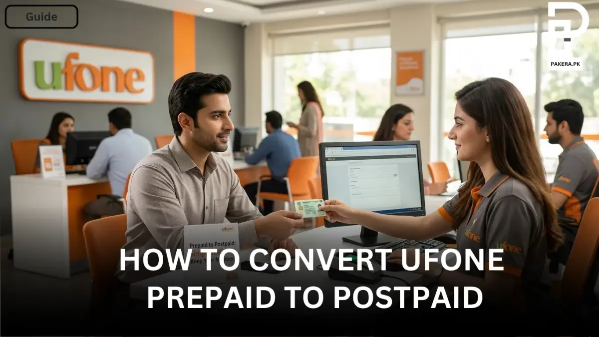 How to Convert Ufone Prepaid to Postpaid (1)