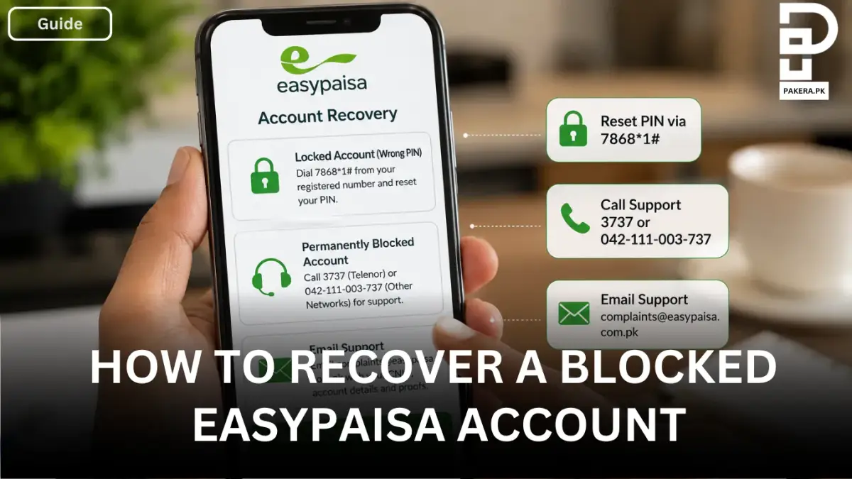 How to Recover a Blocked Easypaisa Account