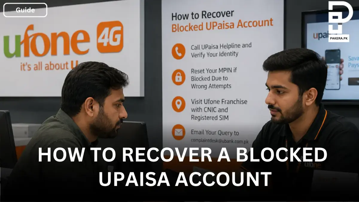 How to Recover a Blocked UPaisa Account