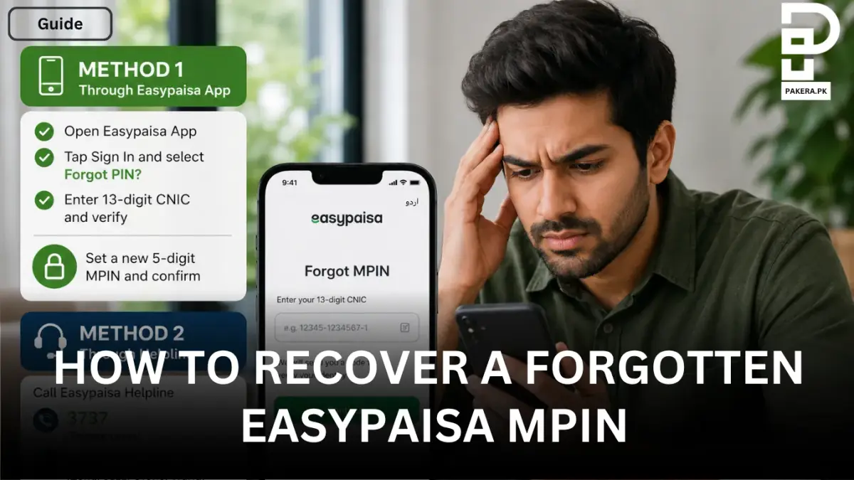 How to Recover a Forgotten Easypaisa MPIN