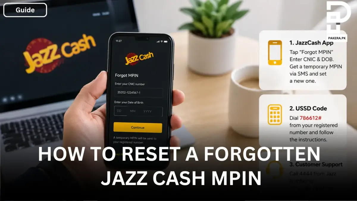 How to Reset a Forgotten Jazz Cash MPIN