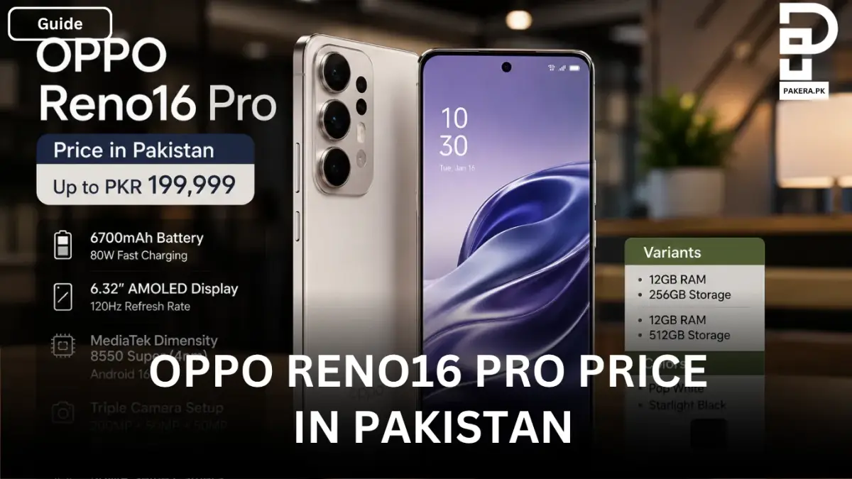 Oppo Reno16 Pro Price in Pakistan