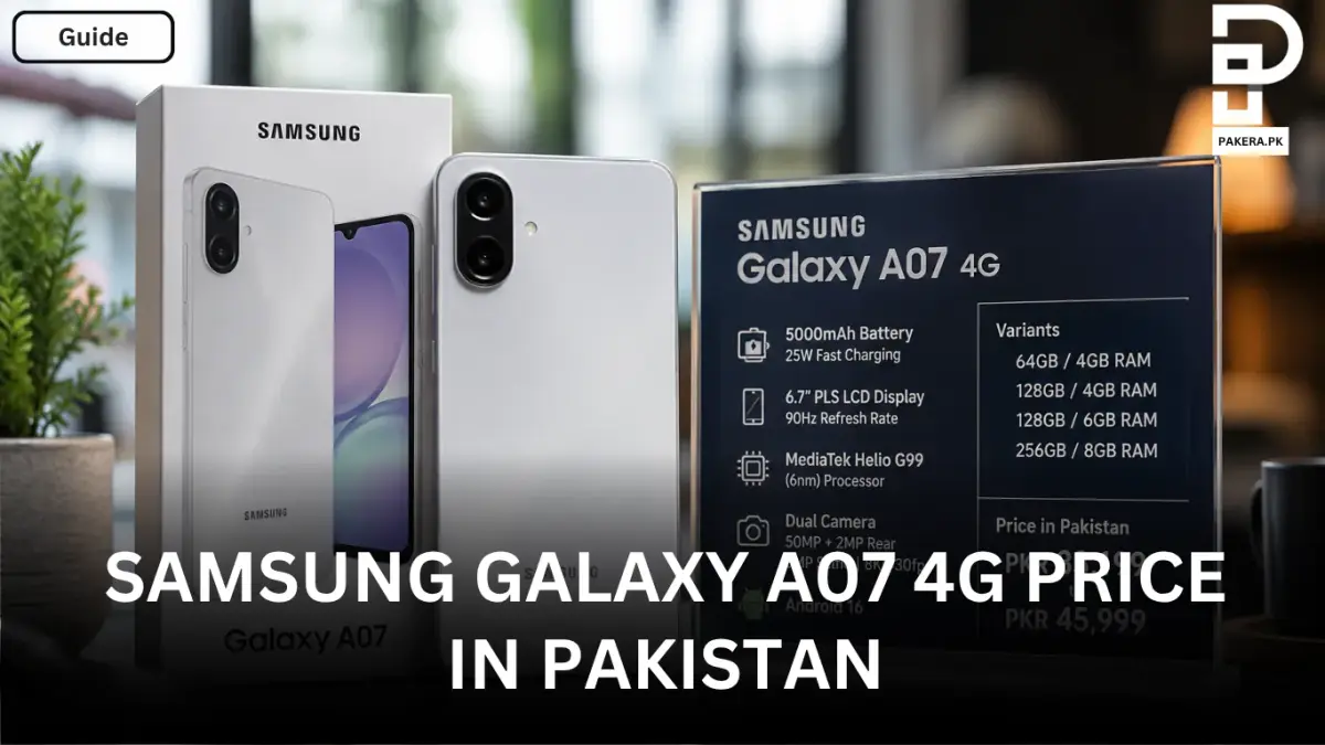 Samsung Galaxy A07 4G Price in Pakistan (2026)