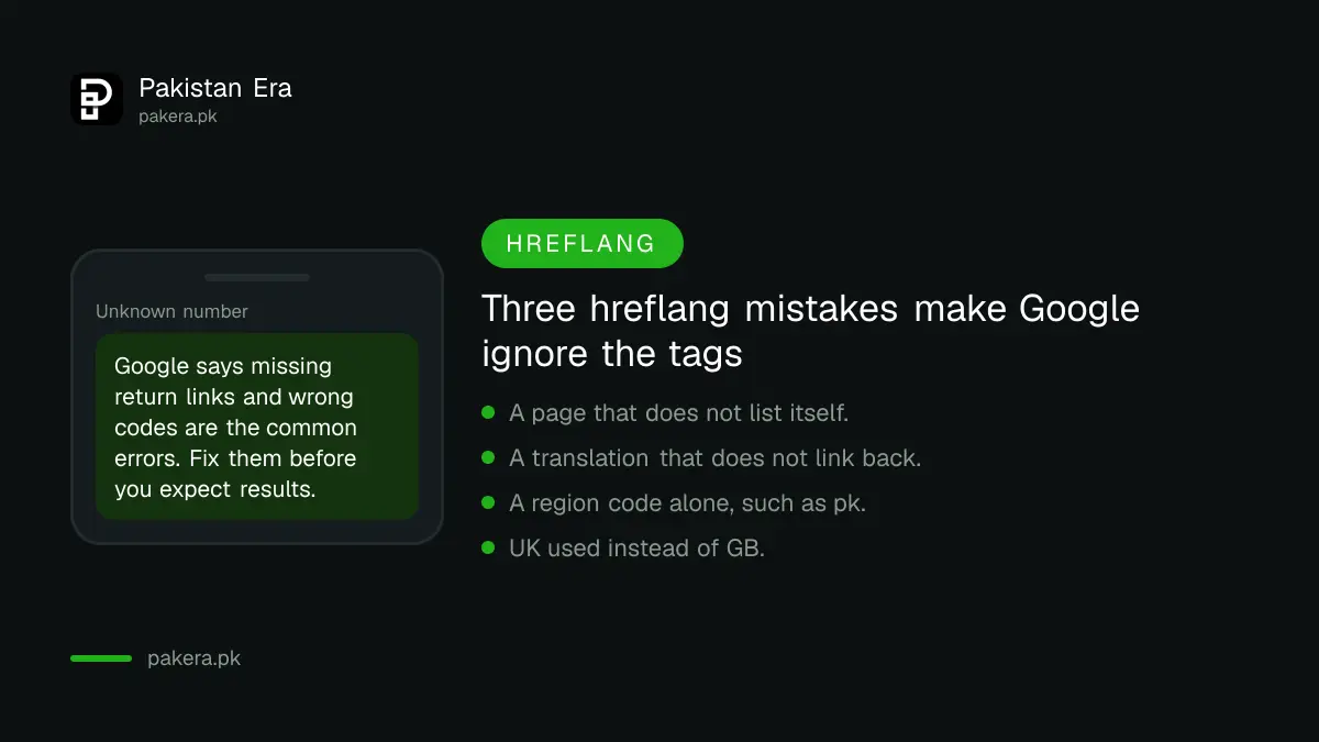 Common hreflang mistakes that make Google ignore the tags