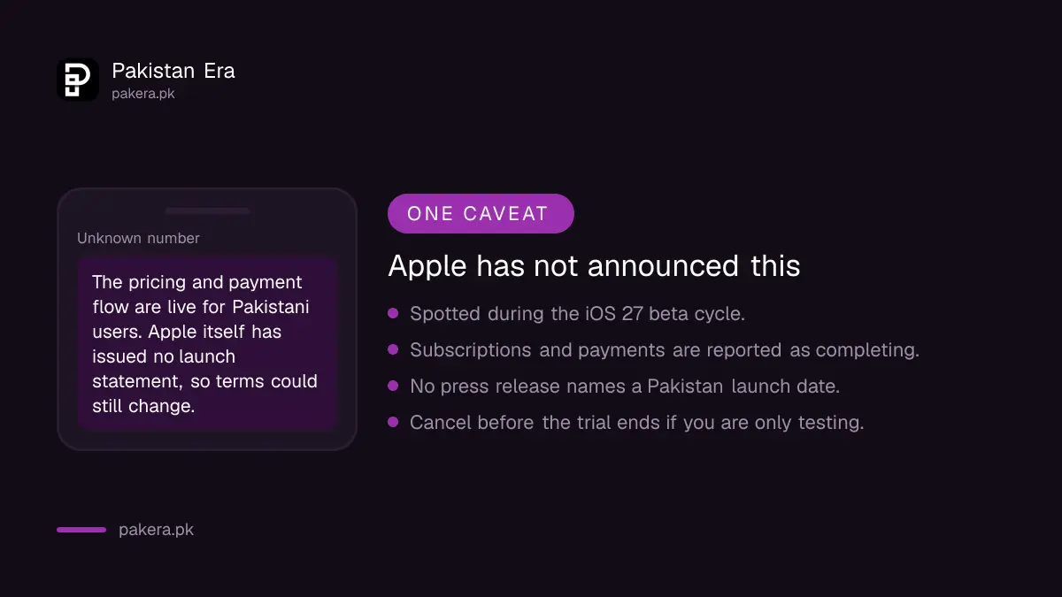 Apple has not formally announced the Pakistan availability of Apple Music