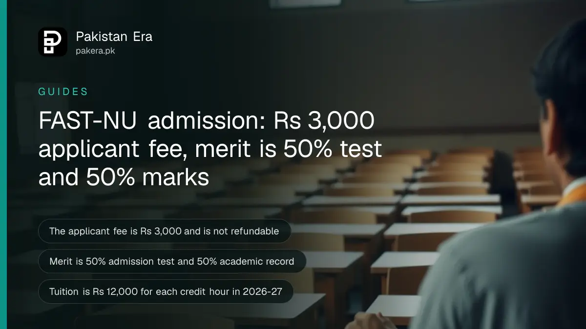 An empty university classroom with wooden desks and tall windows in soft morning light in Pakistan