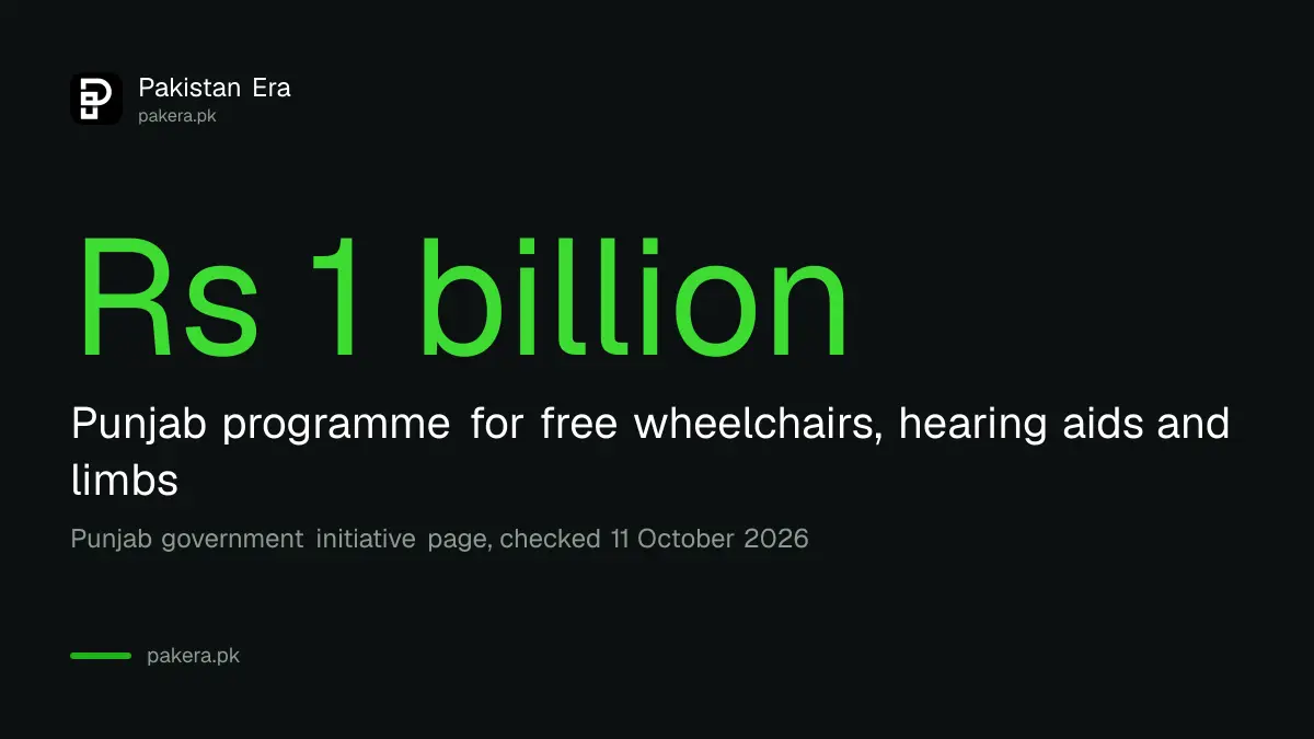 Punjab assistive devices programme: Rs 1 billion for free wheelchairs and hearing aids