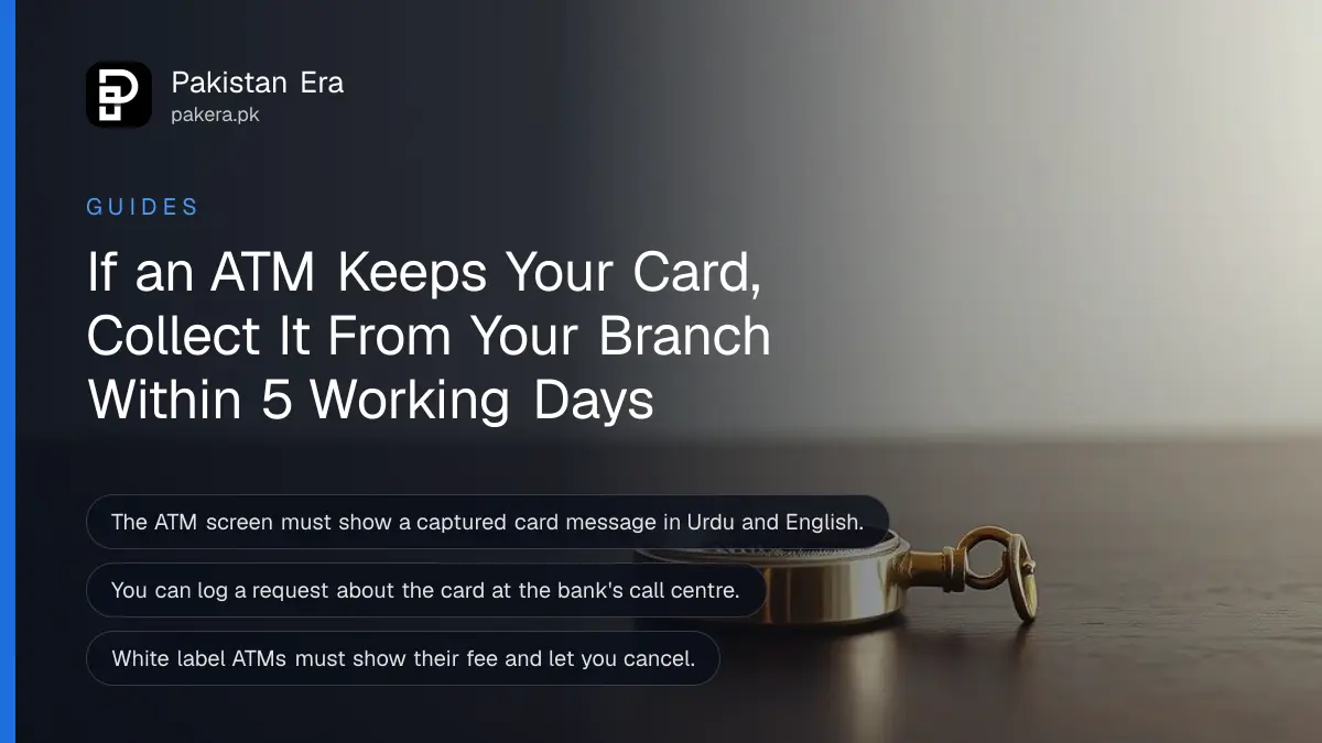 A plain brass compass on a dark wooden table against a cream wall for an article on collecting a captured ATM card