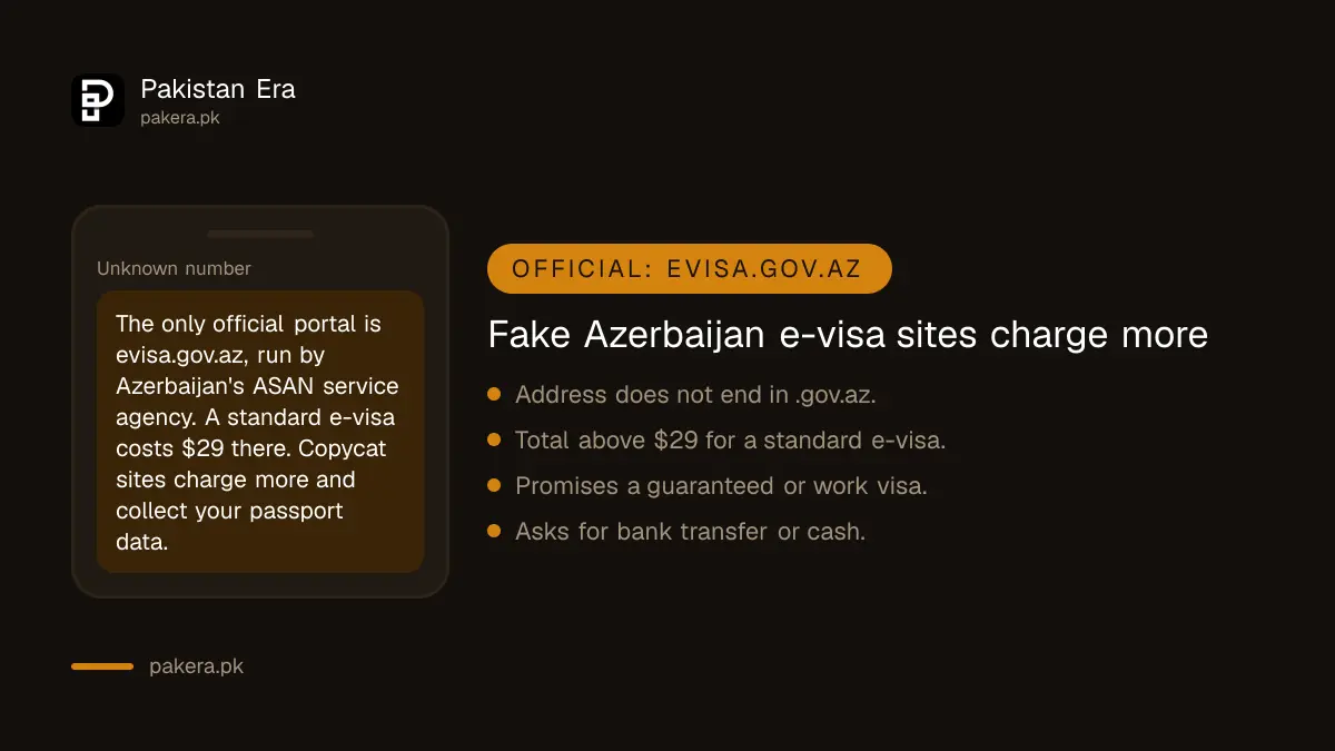 Signs of a fake Azerbaijan e-visa website