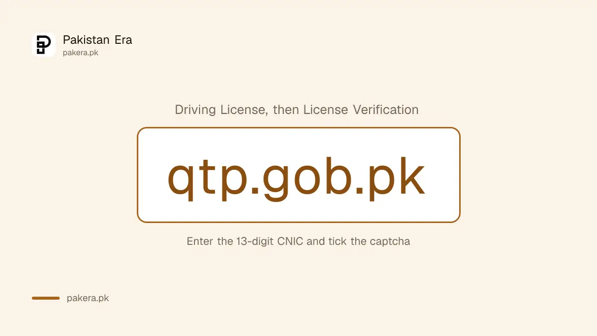 Balochistan driving licence verification page on the Quetta Traffic Police website