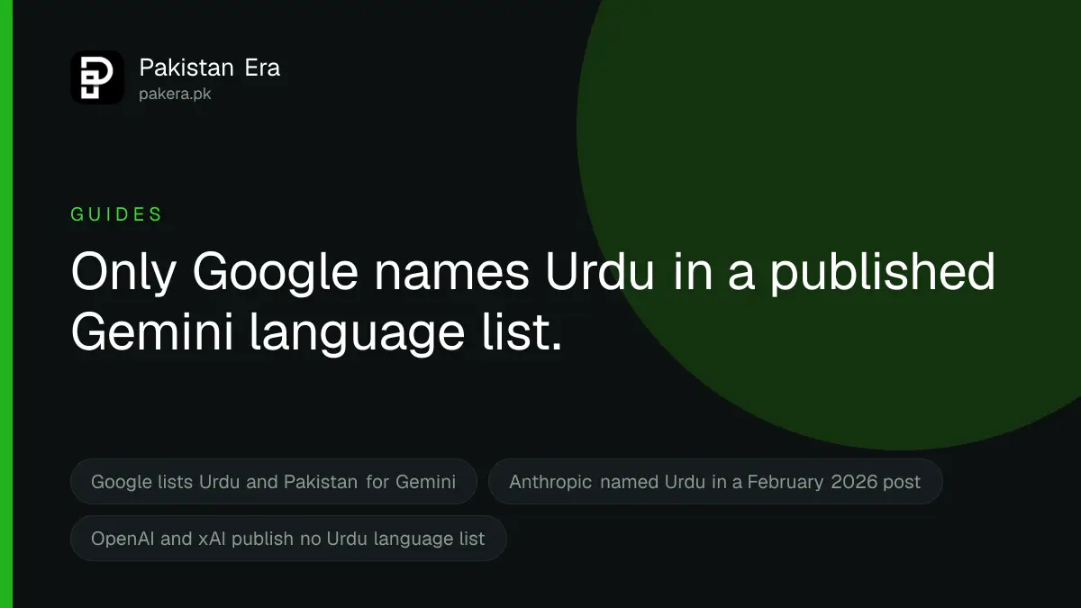 Best AI for Urdu in Pakistan: ChatGPT, Claude, Gemini or Grok