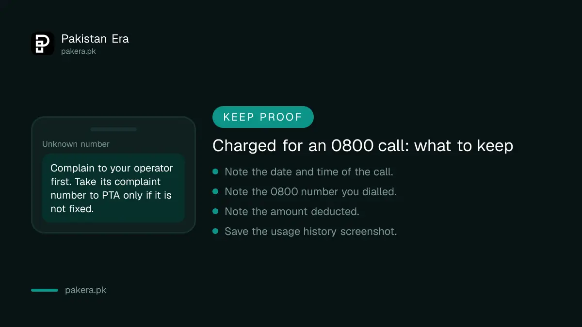 What to keep and where to complain if an 0800 call was charged