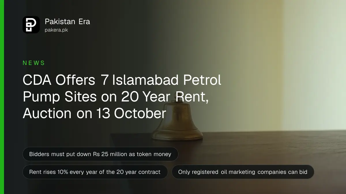 A brass bell on a dark wooden table, for a guide on cda petrol pump auction