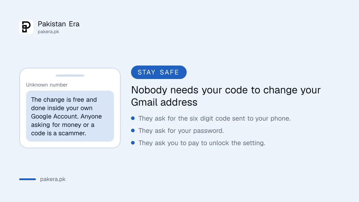 Warning not to share Google verification codes with anyone