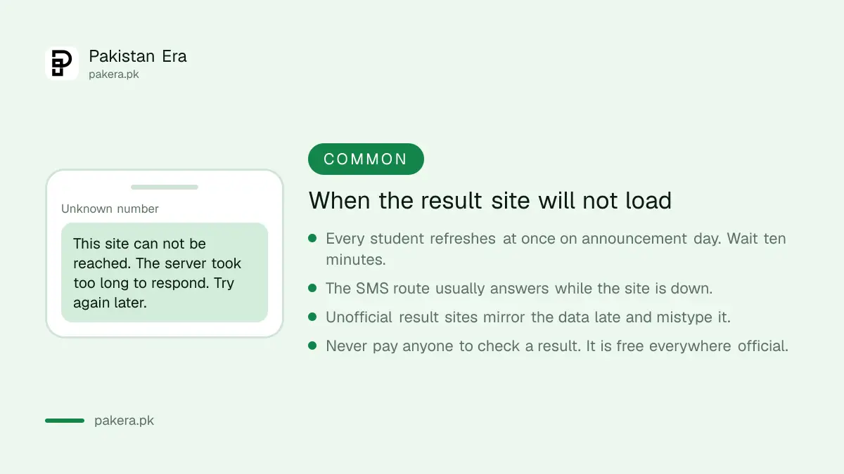 What to do when a board result website goes down on announcement day