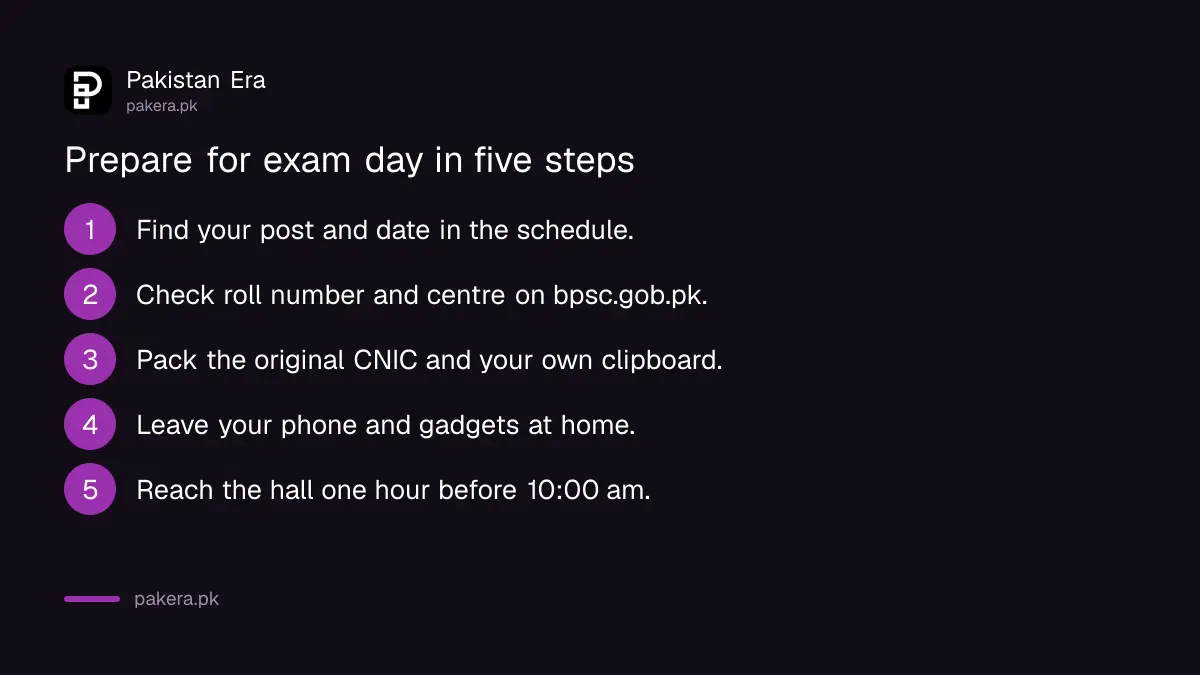 Five steps to prepare for a BPSC exam in October 2026