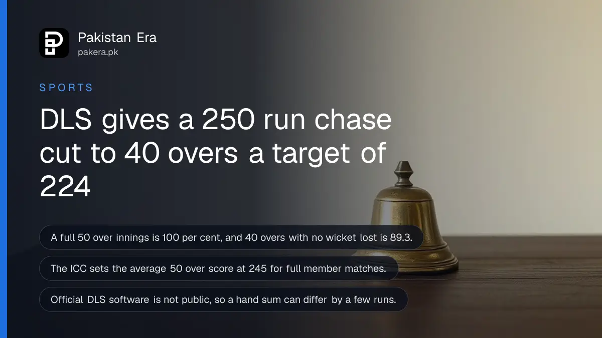 A brass bell on a dark wooden table, for a guide to working out a DLS target in a rain-hit ODI in Pakistan