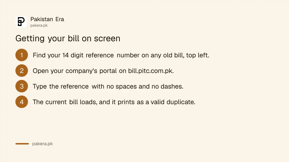 Four steps to check an electricity bill online in Pakistan