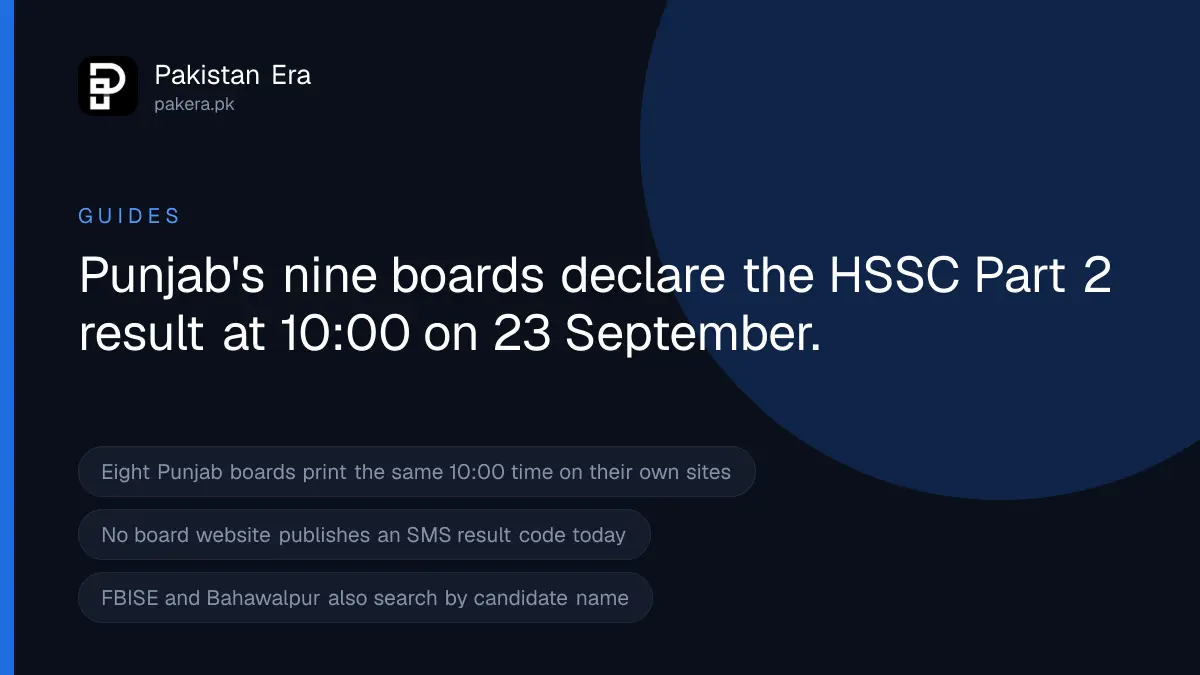 How to Check Your HSSC Result 2026 by Roll Number in Pakistan