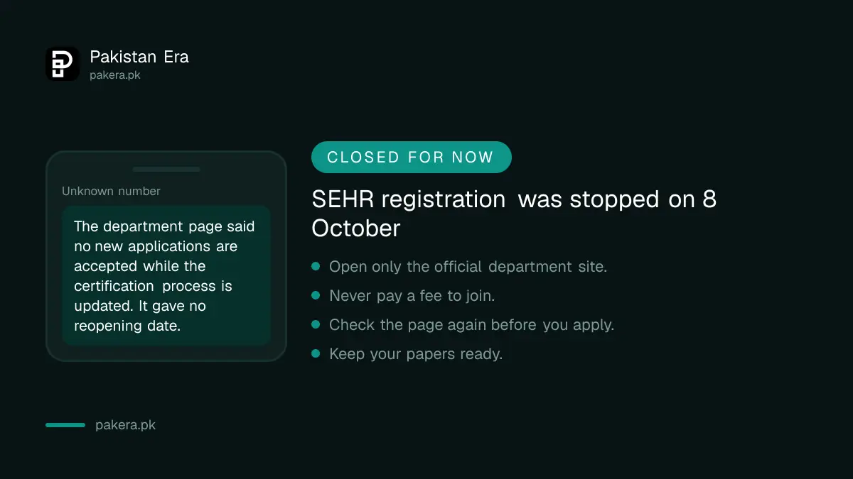 Status of SEHR course registrations for women in Punjab on 8 October 2026
