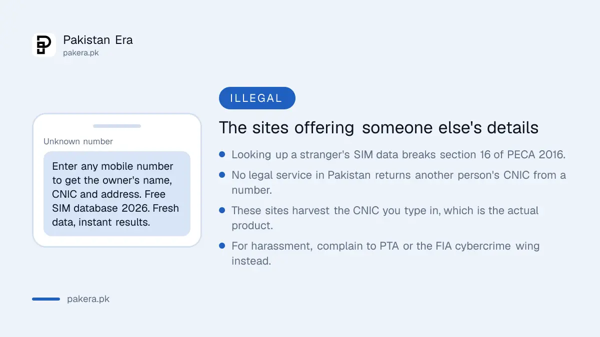 Why sites offering SIM owner details for any number are illegal and unsafe