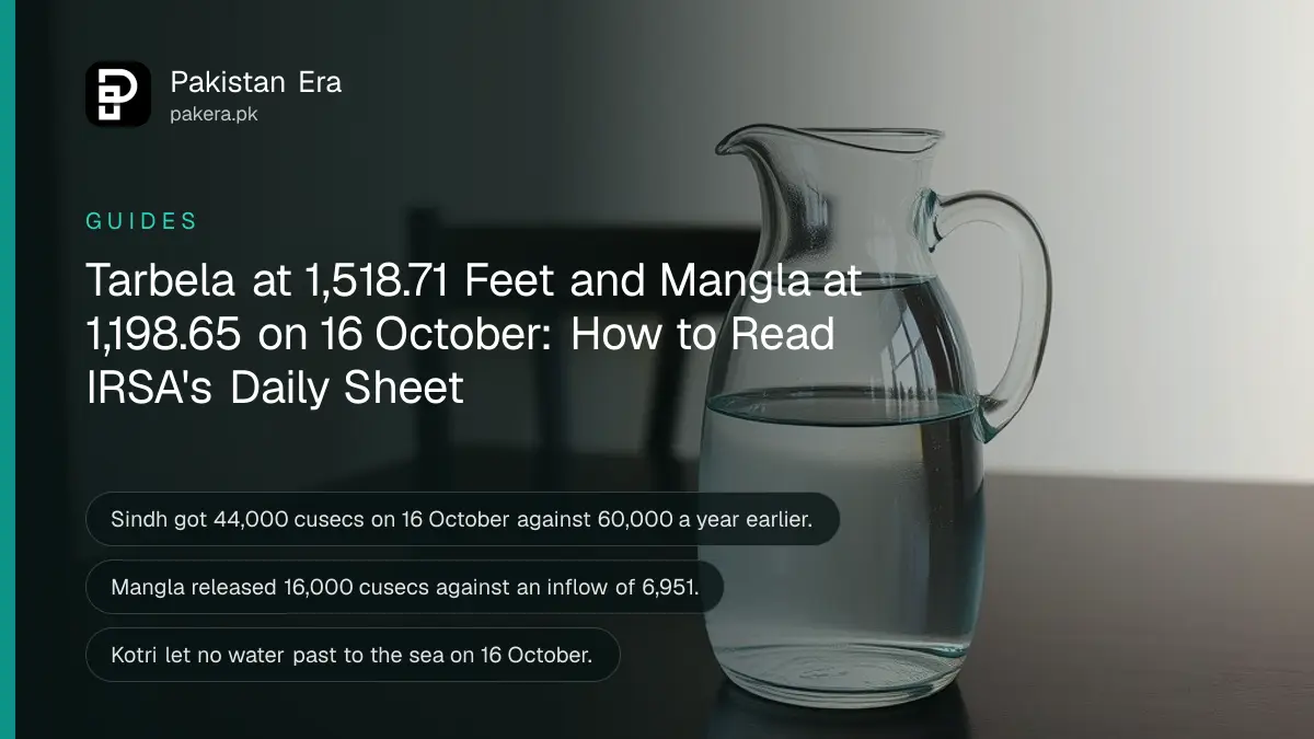 A glass jug of water on a dark wooden table against a plain cream wall in soft daylight