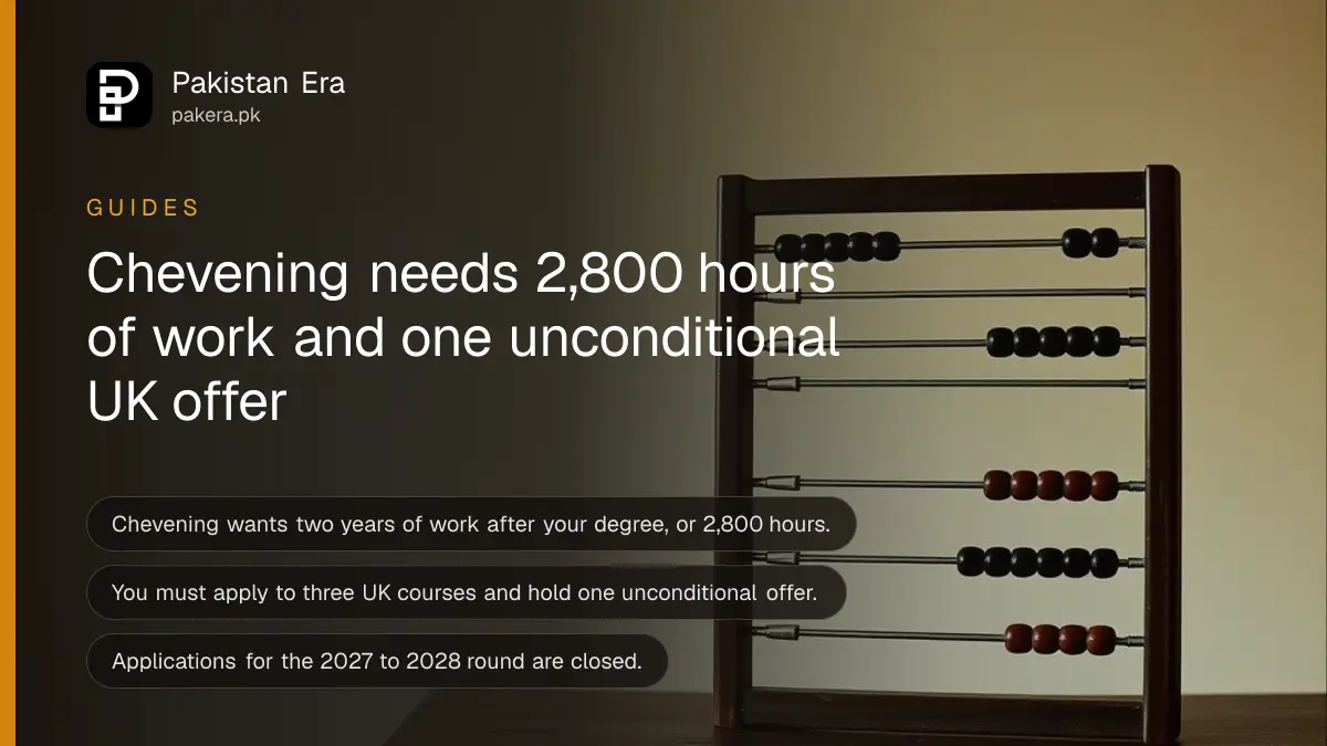 An abacus on a dark wooden table, for a guide to Chevening scholarship eligibility