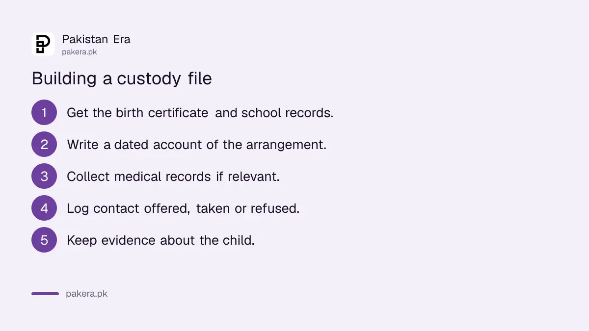 What to prepare for a child custody case in Pakistan